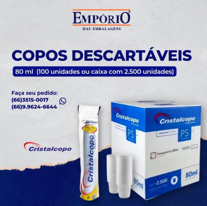 foto de COPOS DESCARTÁVEIS!