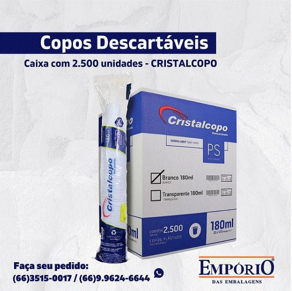 foto de COPOS DESCARTÁVEIS!!