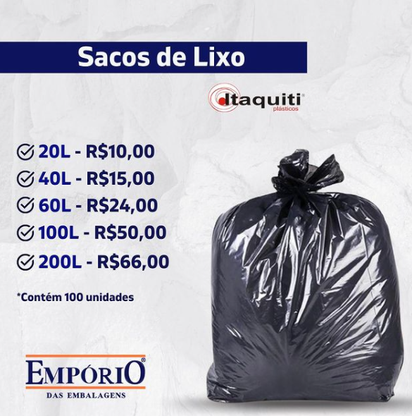 foto de SACO DE LIXO ITAQUITI!