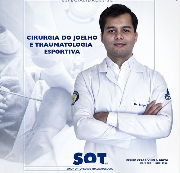 foto de Dr. Felipe Brito: Especialista em cirurgia do joelho e traumatologia esportiva