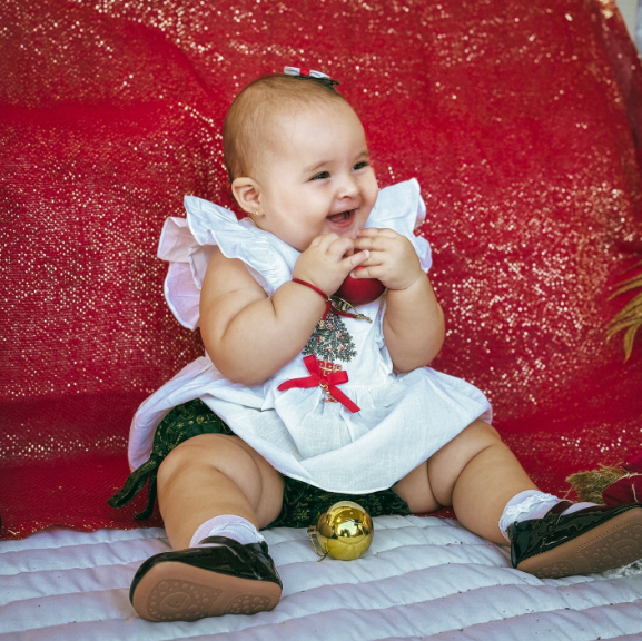 foto de SUA PEQUENA MAIS FOFA PARA AS FESTAS DE NATAL