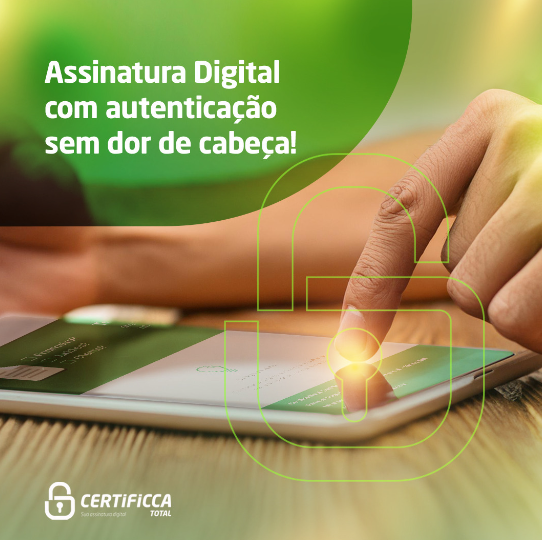 foto de ASSINATURA DIGITAL COM AUTENTICAÇÃO