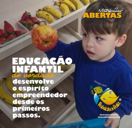 foto de NOSSO PROGRAMA DE EDUCAÇÃO DESENVOLVE O ESPÍRITO EMPREENDEDOR DESDE OS PRIMEIROS PASSOS