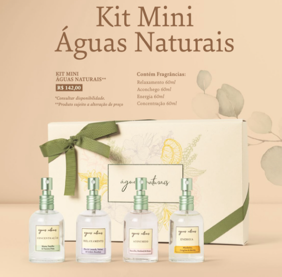 foto de KIT MINI ÁGUAS NATURAIS