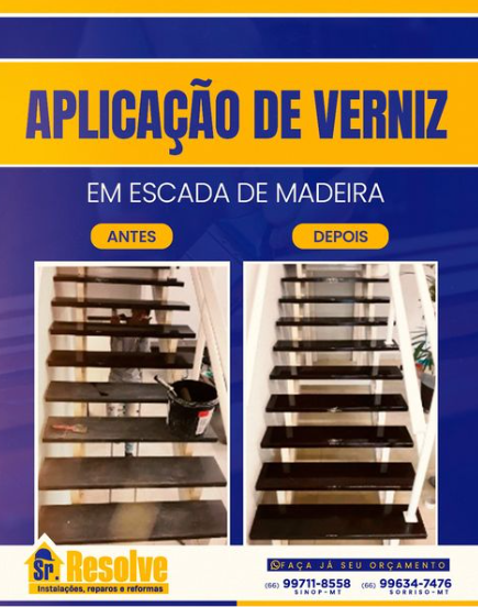 foto de APLICAÇÃO DE VERNIZ