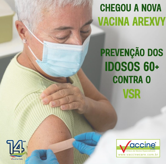 foto de VACINA AREXVY - PREVENÇÃO CONTRA O VSR