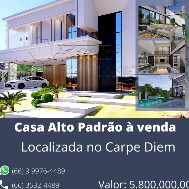 foto de CASA ALTO PADRÃO À VENDA LOCALIZADO NO CARPE DIEM EM SINOP