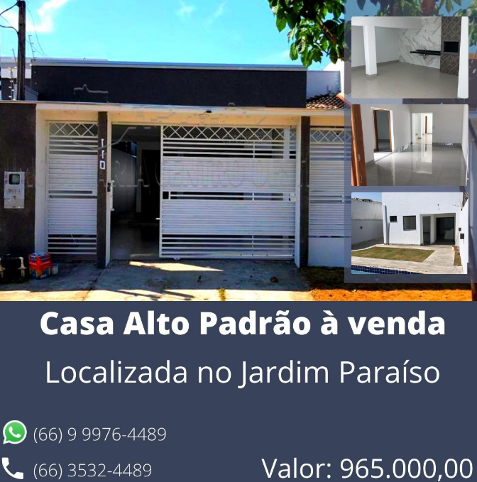 foto de CASA ALTO PADRÃO À VENDA NO JARDIM PARAISO