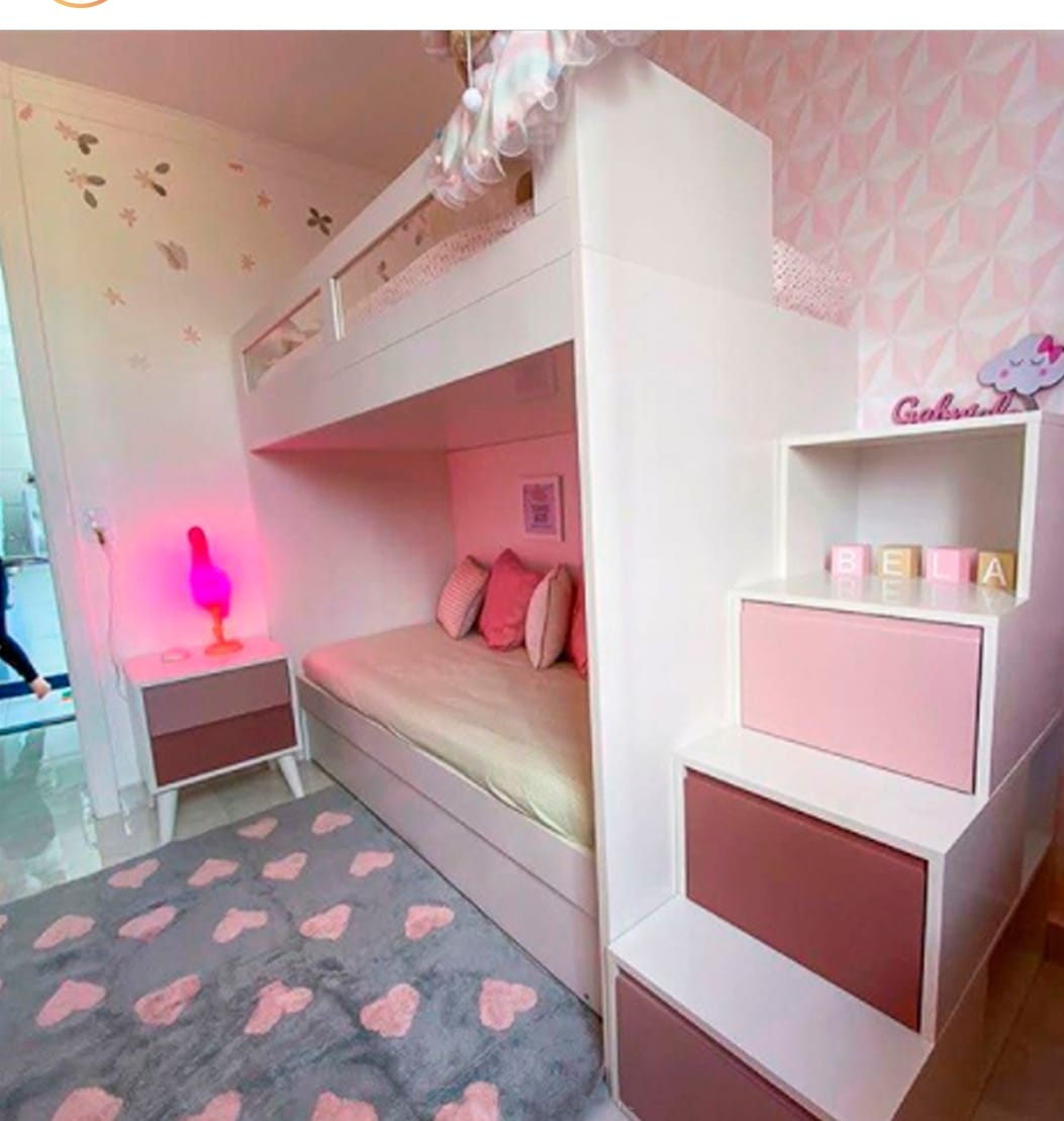 foto de Um quarto infantil perfeito para brincar, dormir e sonhar!