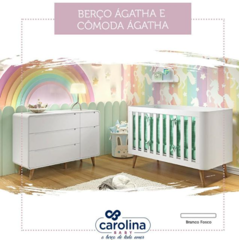 foto de Linda opção de berço e comada para sua filha!