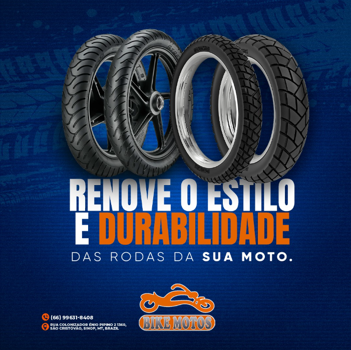 foto de RENOVE O ESTILO E DURABILIDADE DAS RODAS DA SUA MOTO