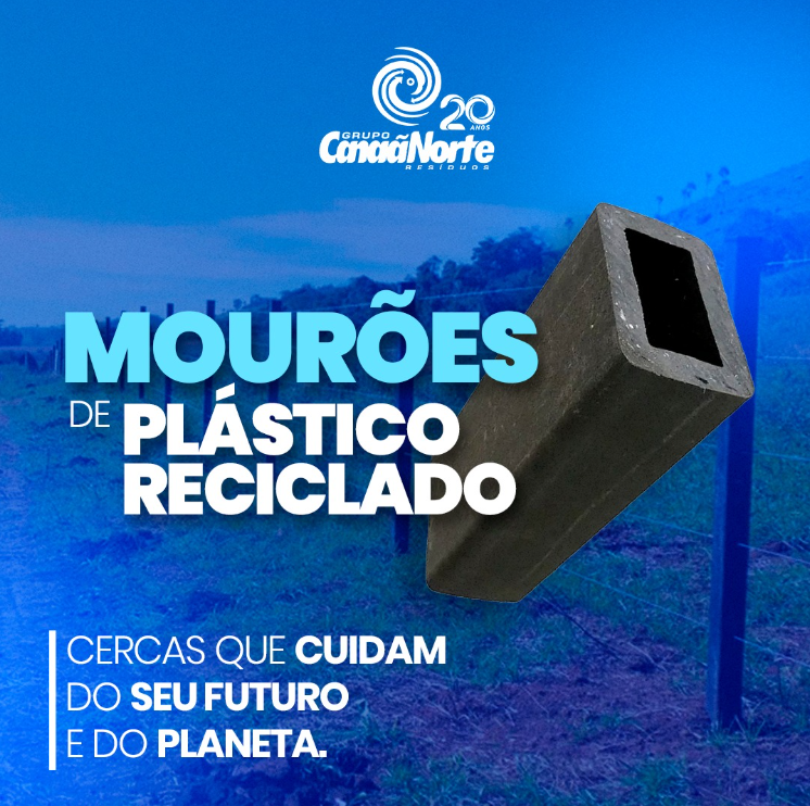 foto de MOURÕES DE PLÁSTICO RECICLADO