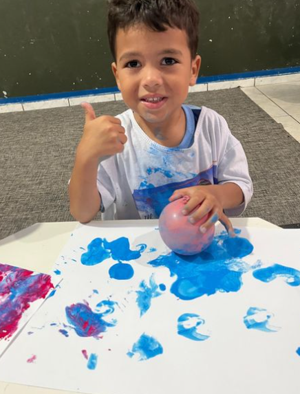 foto de PINTURA COM BALÃO