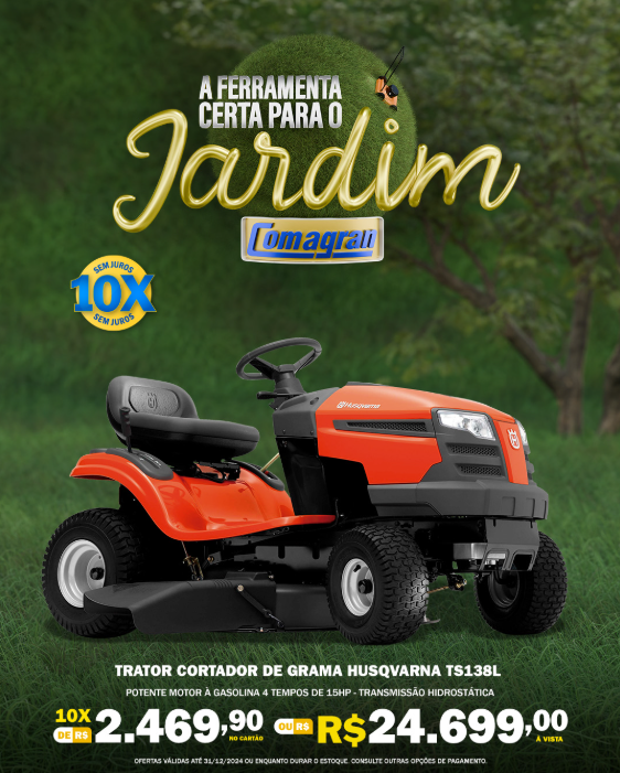 foto de TRATOR CORTADOR DE GRAMA HUSQVARNA TS138L