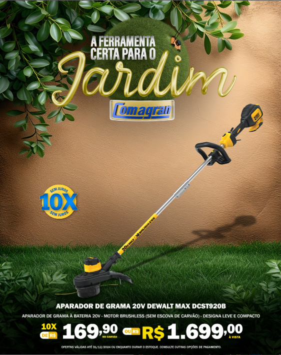 foto de APARADOR DE GRAMA 20V DEWALT MAX DCST920B