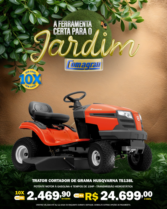 foto de TRATOR CORTADOR DE GRAMA HUSQVARNA TS138L