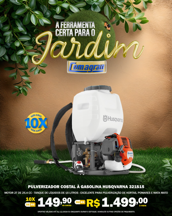 foto de PULVERIZADOR COSTAL À GASOLINA HUSQVARNA 321S15