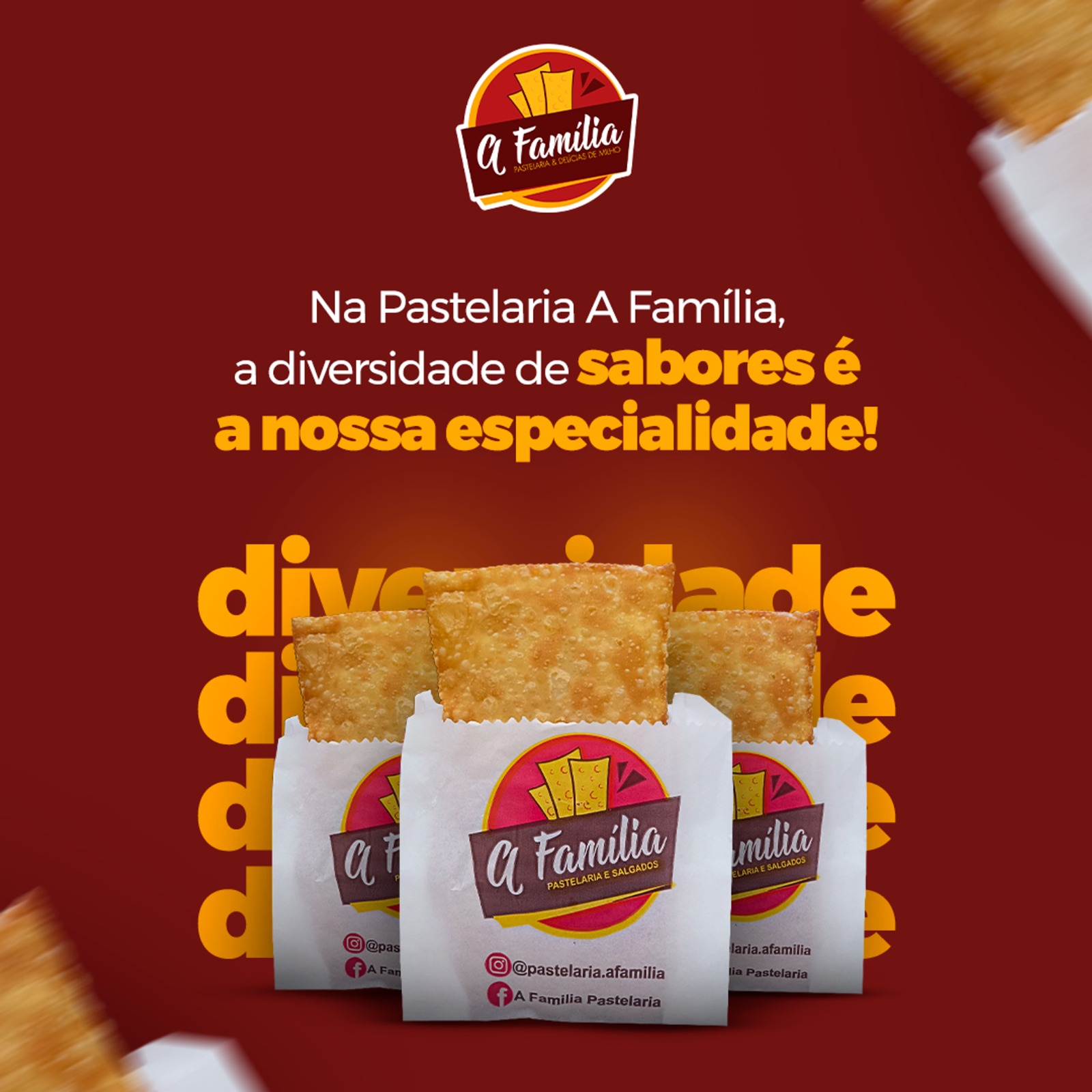 foto de NA PASTELARIA A FAMÍLIA, A DIVERSIDADE DE SABORES É A NOSSA ESPECIALIDADE!