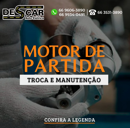 foto de MOTOR DE PARTIDA - TROCA E MANUTENÇÃO