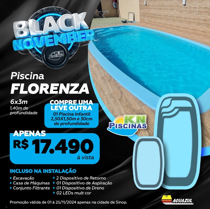 foto de CHEGOU A BLACK FRIDAY, ADQUIRA SUA PISCINA COM PREÇO IMPERDÍVEL