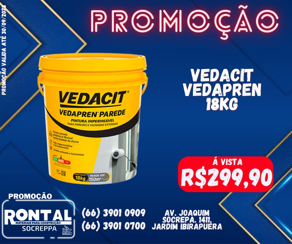 foto de PROMOÇÃO VEDACIT