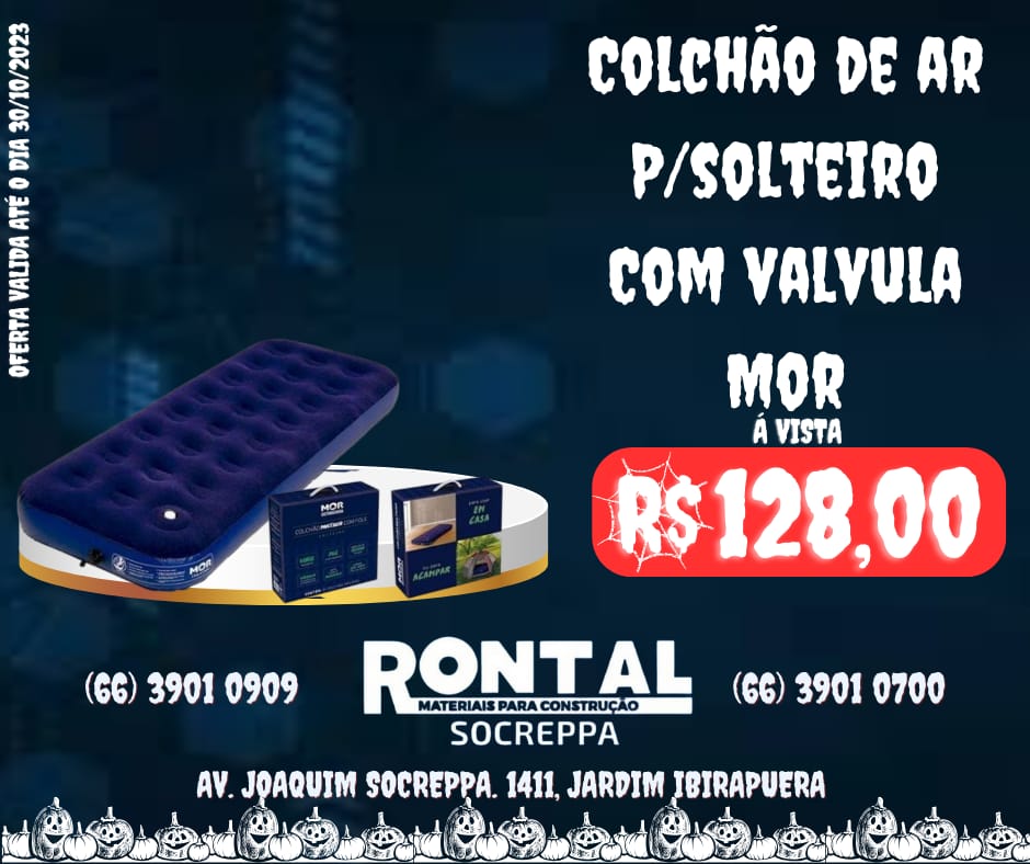 foto de COLCHÃO DE AR PARA SOLTEIRO COM VALVULA MOR