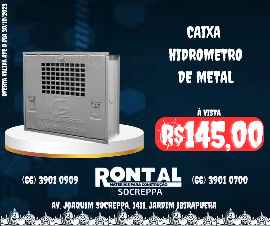 foto de CAIXA HIDROMETRO DE METAL