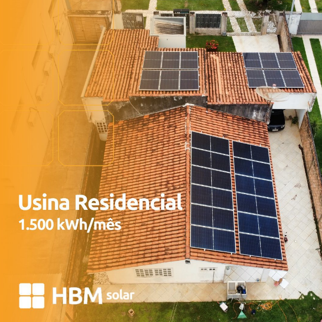 foto de USINA RESIDENCIAL INSTALADA