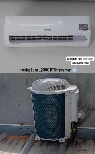 foto de INSTALAÇÃO DE AR CONDICIONADO 12000 BTUS INVERTER