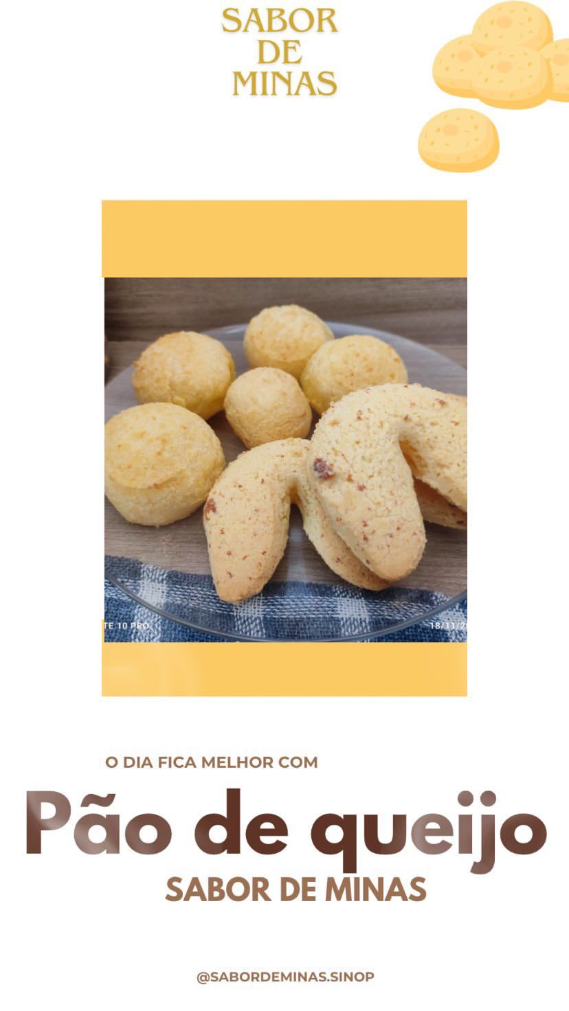 foto de PÃO DE QUEIJO SABOR DE MINAS