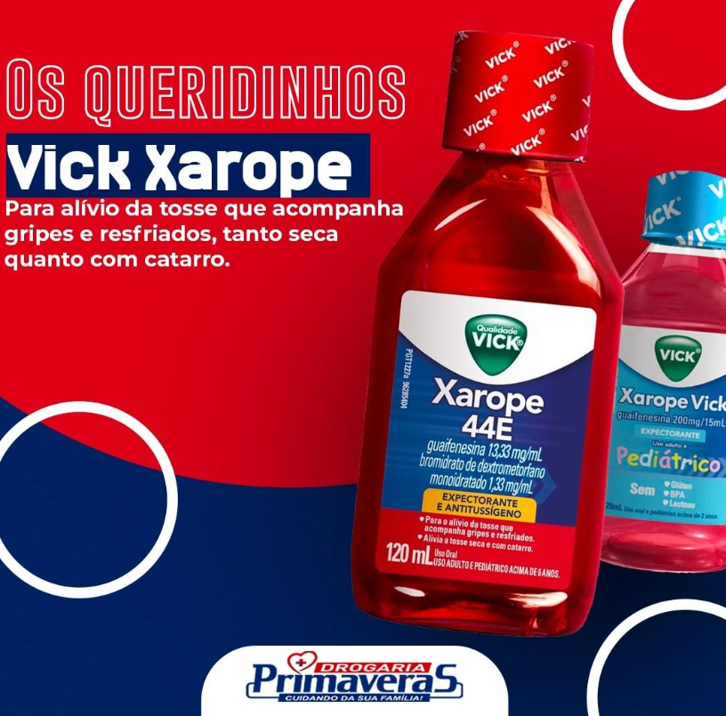 Vicks Xarope Expectorante Mel Farmácia Home