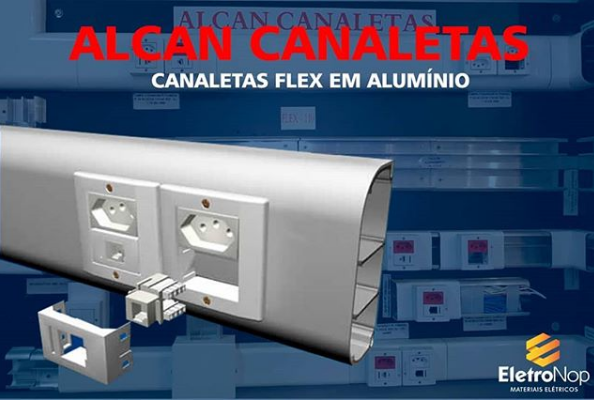 foto de Canaletas flex em alumínio