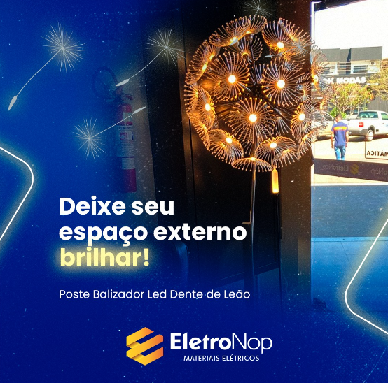 foto de POSTE BALIZADOR LED DENTE DE LEÃO