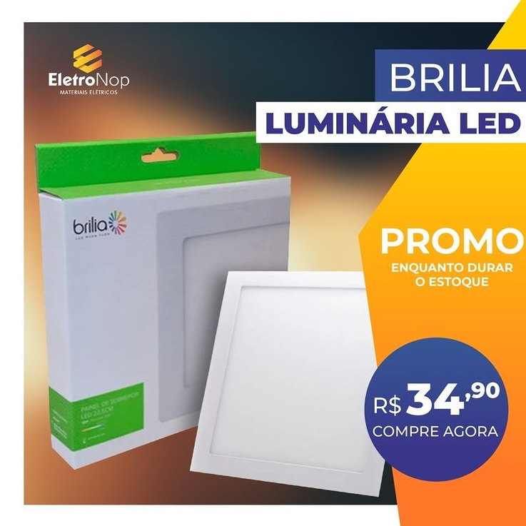 foto de LUMINÁRIA LED BRILIA