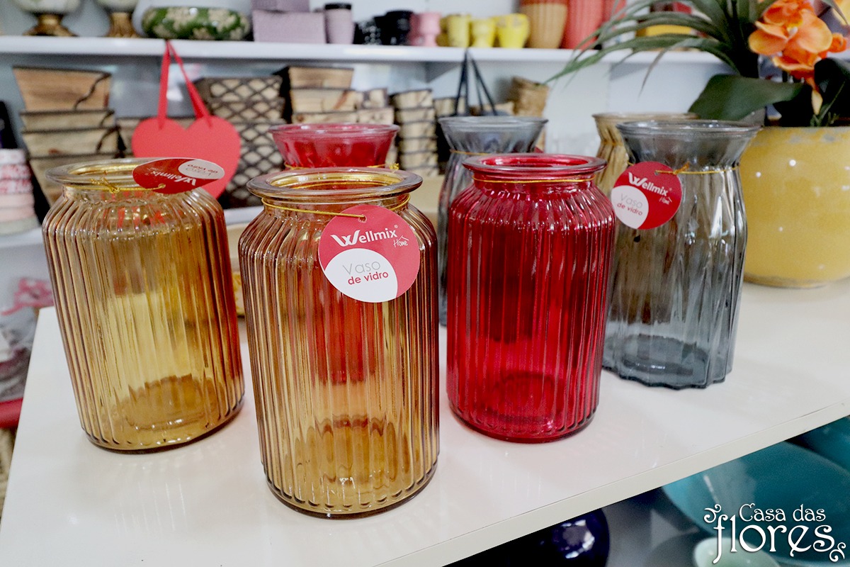 foto de CASA DAS FLORES JARDINS E PRESENTES - Produtos - Vasos de vidro