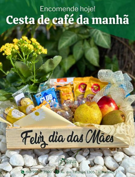 foto de CESTA DE DIA DAS MÃES