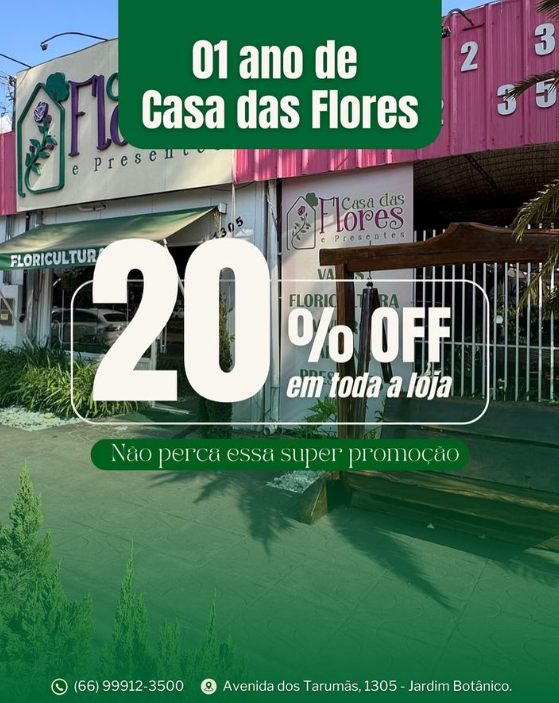 foto de PROMOÇÃO EM 20% OFF EM TODA A LOJA