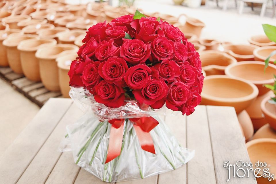 foto de Buquê de 50 rosas vermelhas!