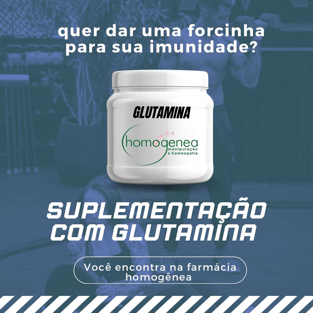 foto de SUPLEMENTAÇÃO COM GLUTAMINA