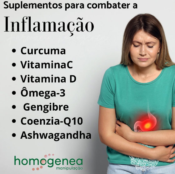 foto de SUPLEMENTOS PARA COMBATER A INFLAMAÇÃO