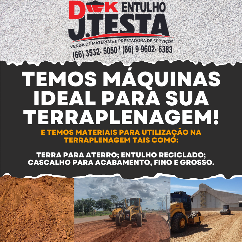 foto de MÁQUINAS PARA TERRAPLENAGEM!