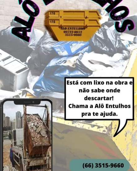 foto de LIXO NA OBRA E NÃO SABE ONDE DESCARTAR? CHAMA A ALÔ ENTULHOS PRA TE AJUDAR