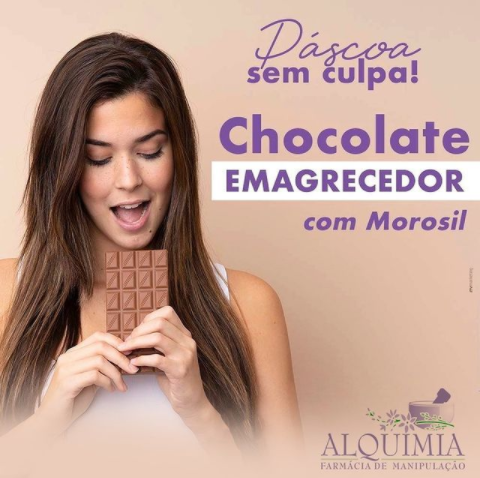 foto de Páscoa sem culpa com chocolate emagrecedor!!