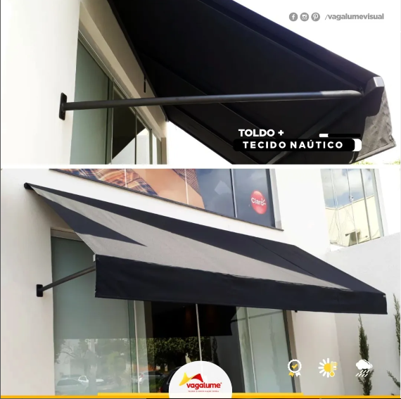 foto de TOLDO FIXO COM TECIDO