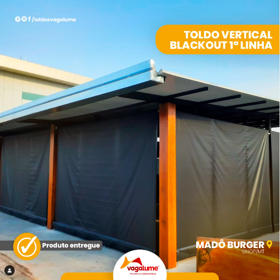 foto de TOLDO CORTINA COM LONA BLACKOUT