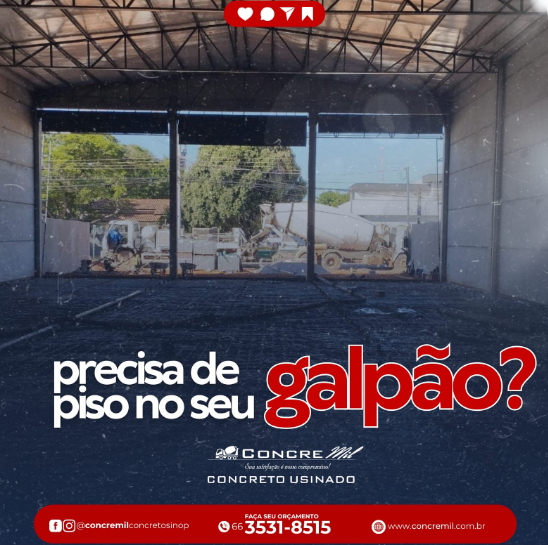 foto de VENHA GARANTIR O PISO DO SEU GALPÃO