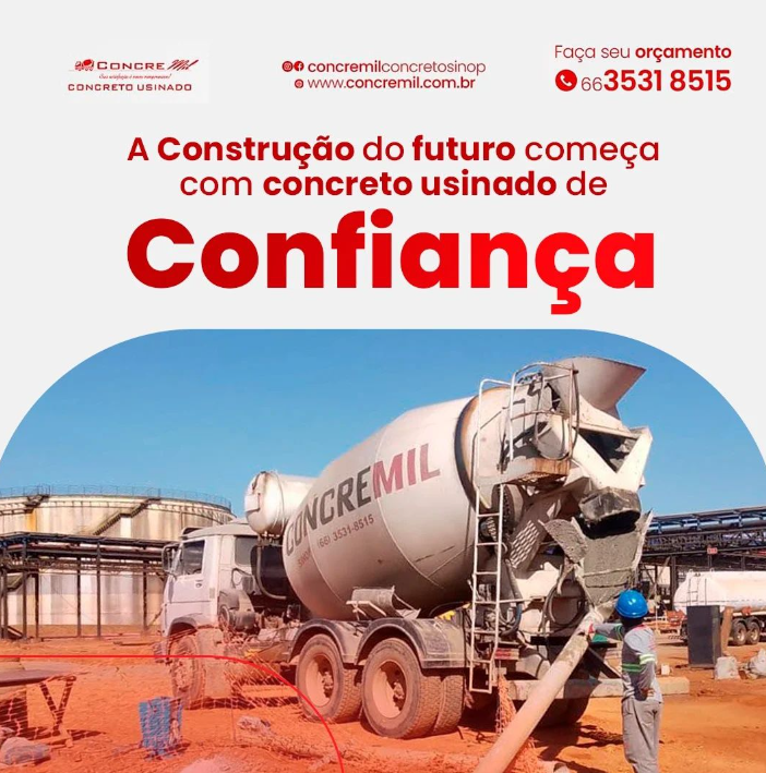 foto de A CONSTRUÇÃO DO FUTURO COMEÇA COM CONCREMIL!