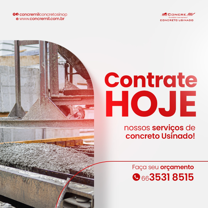 foto de CONTRATE HOJE, NOSSOS SERVIÇOS DE CONCRETO USINADO!