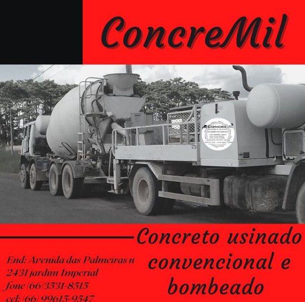 foto de Concreto usinado, convencional e bombeado