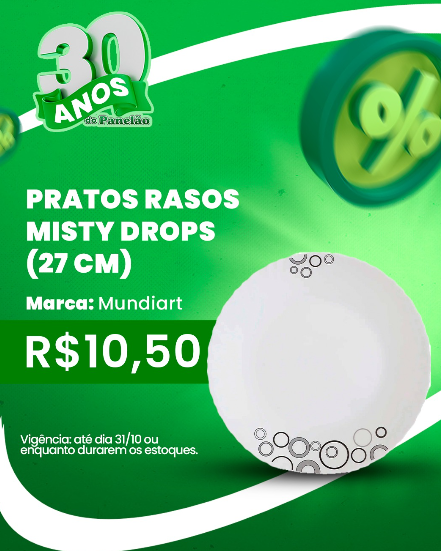 foto de PRATOS RASOS MISTY DROPS